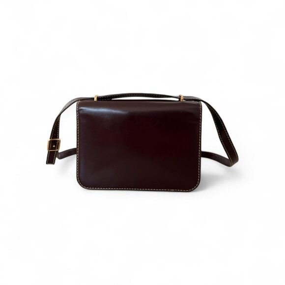 Tory Burch Eleanor Small Bag | Tempranillo Burgundy Leather Crossbody/Shoulder - Picture 5 of 7